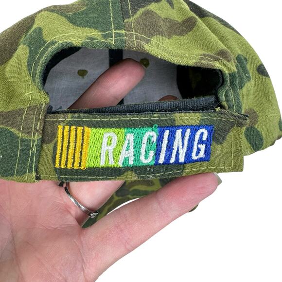 Dale Earnhardt #3 Green Camouflage Cotton Blend Embroidered Baseball Cap - Picture 5 of 5